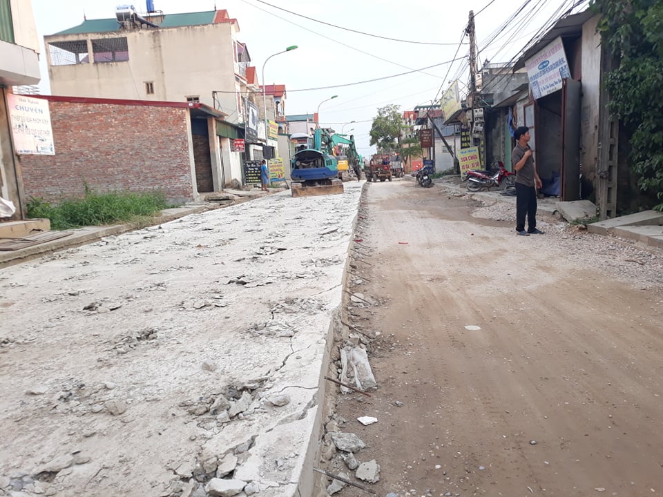 Mỹ Đức - Hà Nội: Dự án đường liên xã Thượng Lâm - Tuy Lai không đảm bảo chất lượng do... thời tiết
