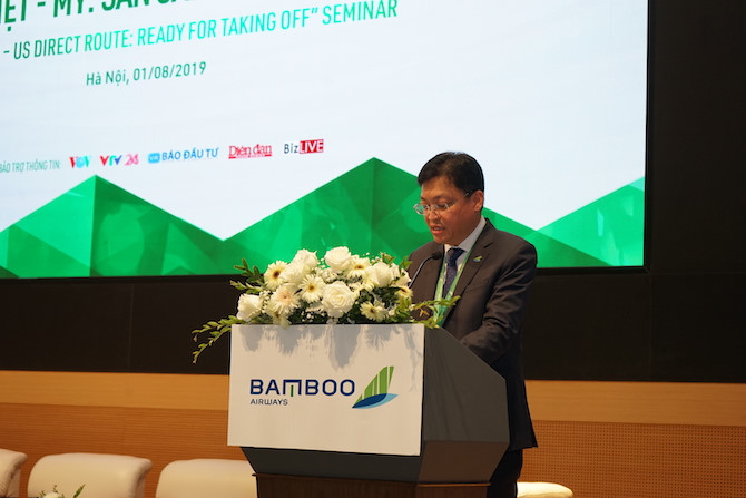 Ông Trương Phương Thành - Phó Tổng Giám đốc Hãng hàng không Bamboo Airways