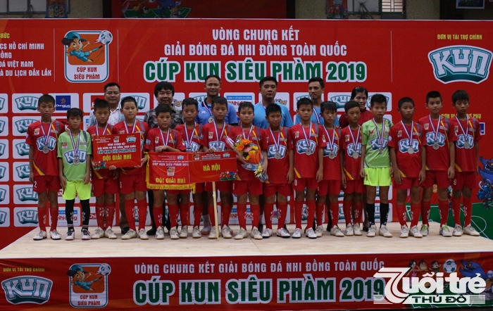 U11 Hà Nội giành ngôi vị Á Quân của giải đấu