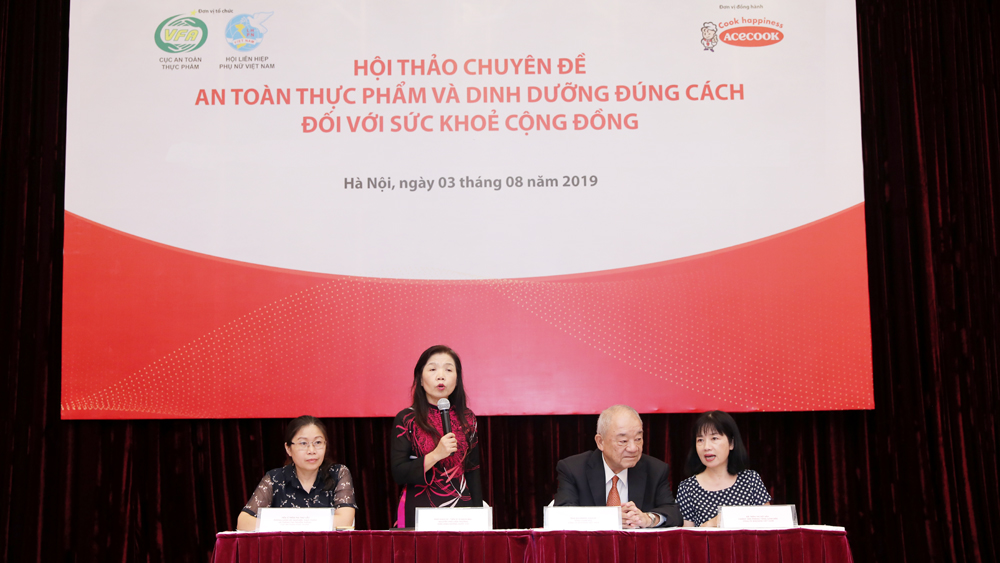 Hội thảo chuyên đề an toàn thực phẩm và dinh dưỡng đúng cách đối với cộng đồng