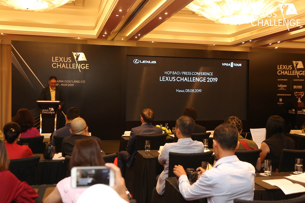 Buổi họp báo Lexus Challenge 2019