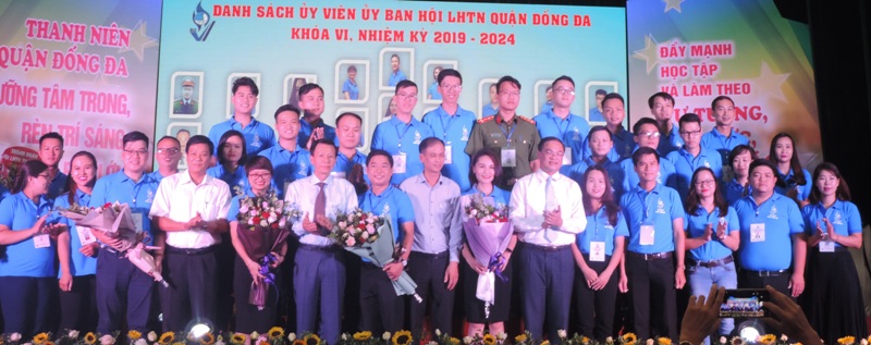 Các anh chị được bầu vào Ủy ban Hội LHTN Việt Nam quận Đống Đa nhiệm kỳ 2019 - 2024