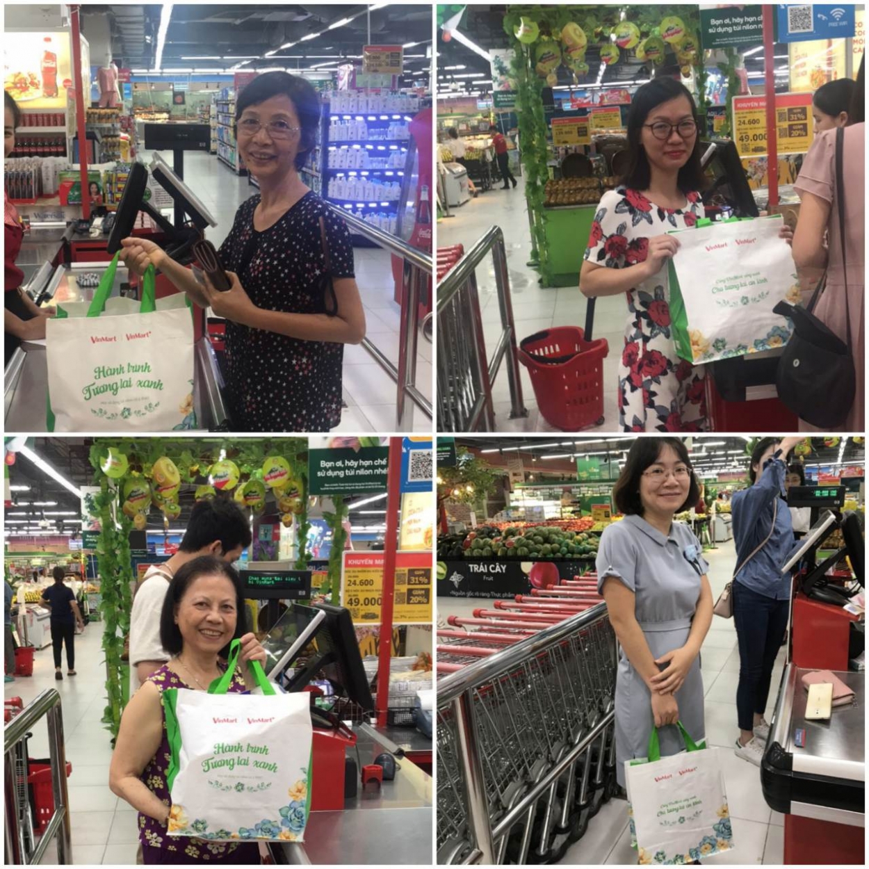 Người tiêu dùng nhiệt tình hưởng ứng “3 Xanh” tại VinMart