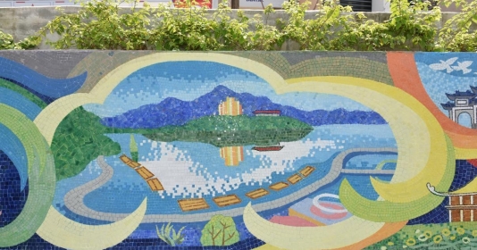 Khánh thành tranh gốm Đài Loan trên "Con đường gốm sứ"