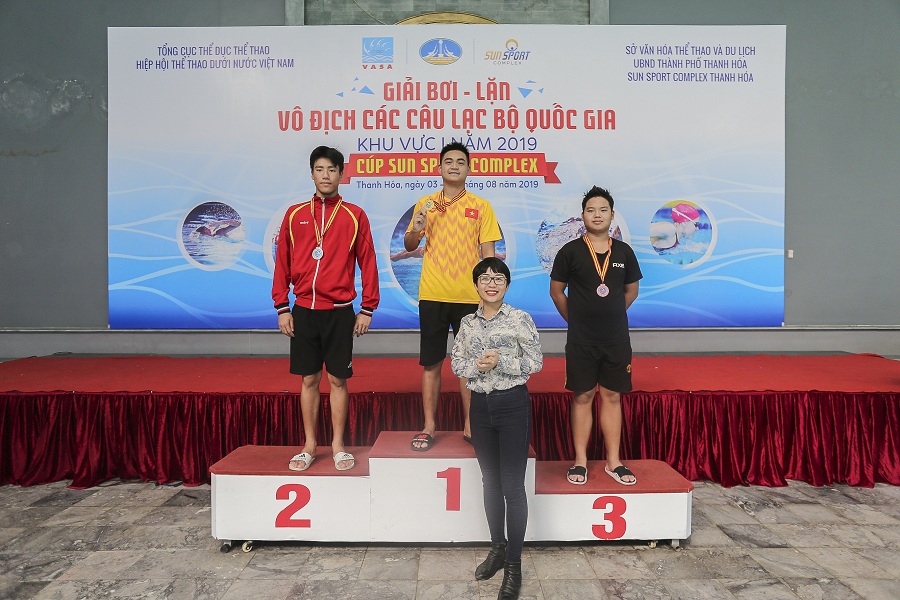 Đoàn Quảng Ninh giành giải Nhất Giải bơi lặn vô địch các CLB quốc gia khu vực 1 Cúp Sun Sport Complex 2019