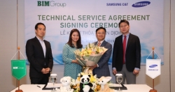 BIM Group kí kết thỏa thuận dịch vụ kỹ thuật với Samsung C&T nhằm phát triển dự án công viên nước Phu Quoc Marina