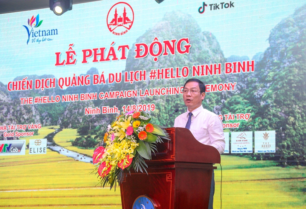 Ông Hoàng Thanh Phong - Phó giám đốc sở du lịch Ninh Bình