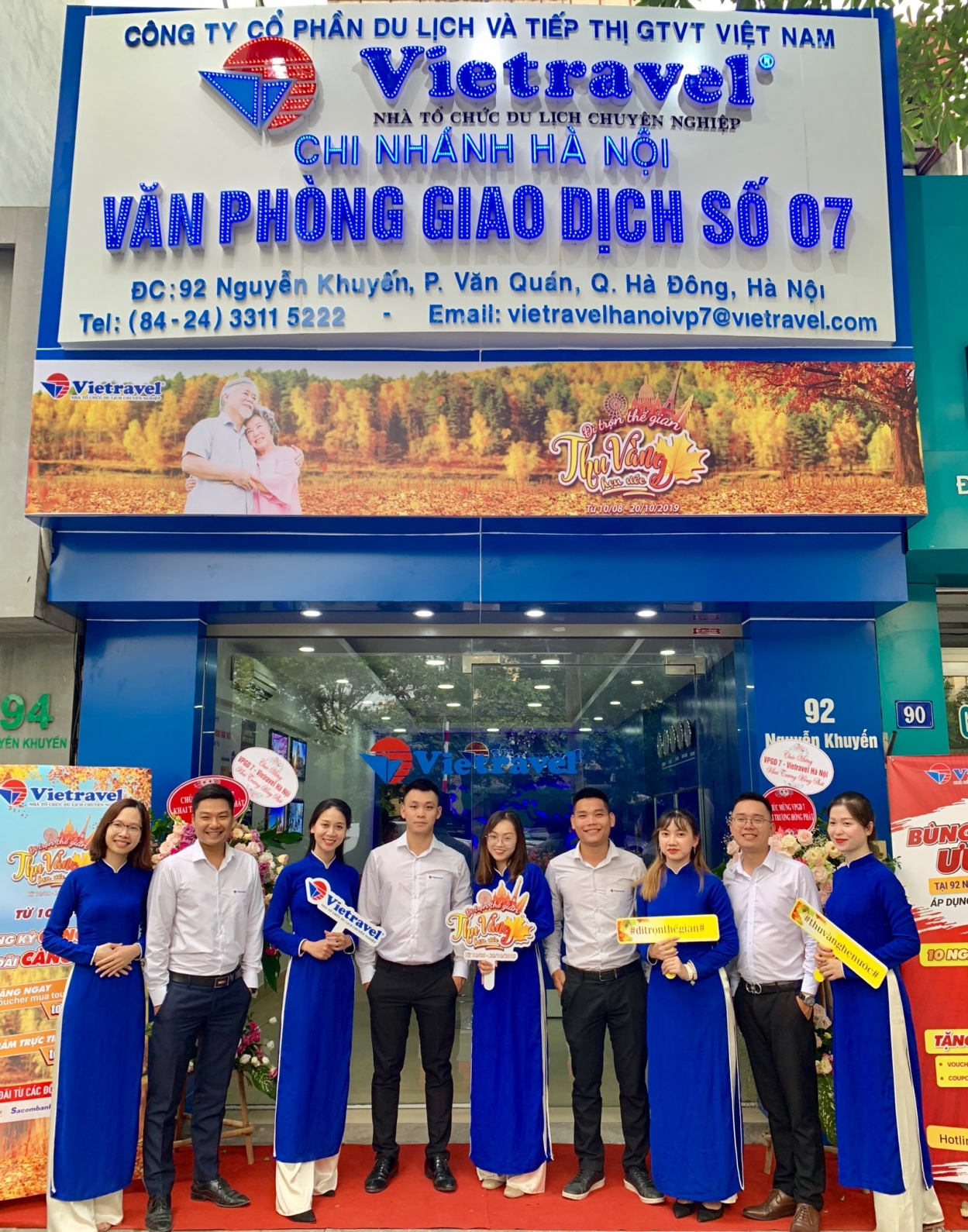 Vietravel Hà Nội khai trương Văn phòng giao dịch số 7