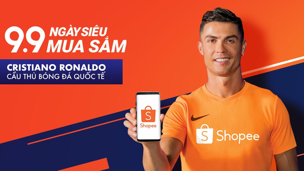 Shopee chính thức công bố Đại sứ thương hiệu mới - Siêu sao bóng đá   thế giới Cristiano Ronaldo   