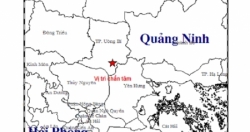 Xuất hiện động đất 3,2 độ richter tại Quảng Ninh