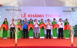 Khánh thành Trạm y tế xã do Vietcombank tài trợ 2 tỷ đồng