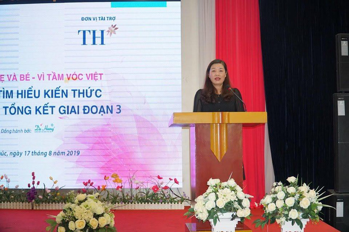 Bà Nguyễn Thị Thúy Hà, Chủ tịch Liên đoàn Lao động tỉnh Vĩnh Phúc, đánh giá cao lợi ích của dự án và những kết quả mang lại cho người lao động tại các khu công nghiệp nói riêng và tỉnh Vĩnh Phúc nói chung