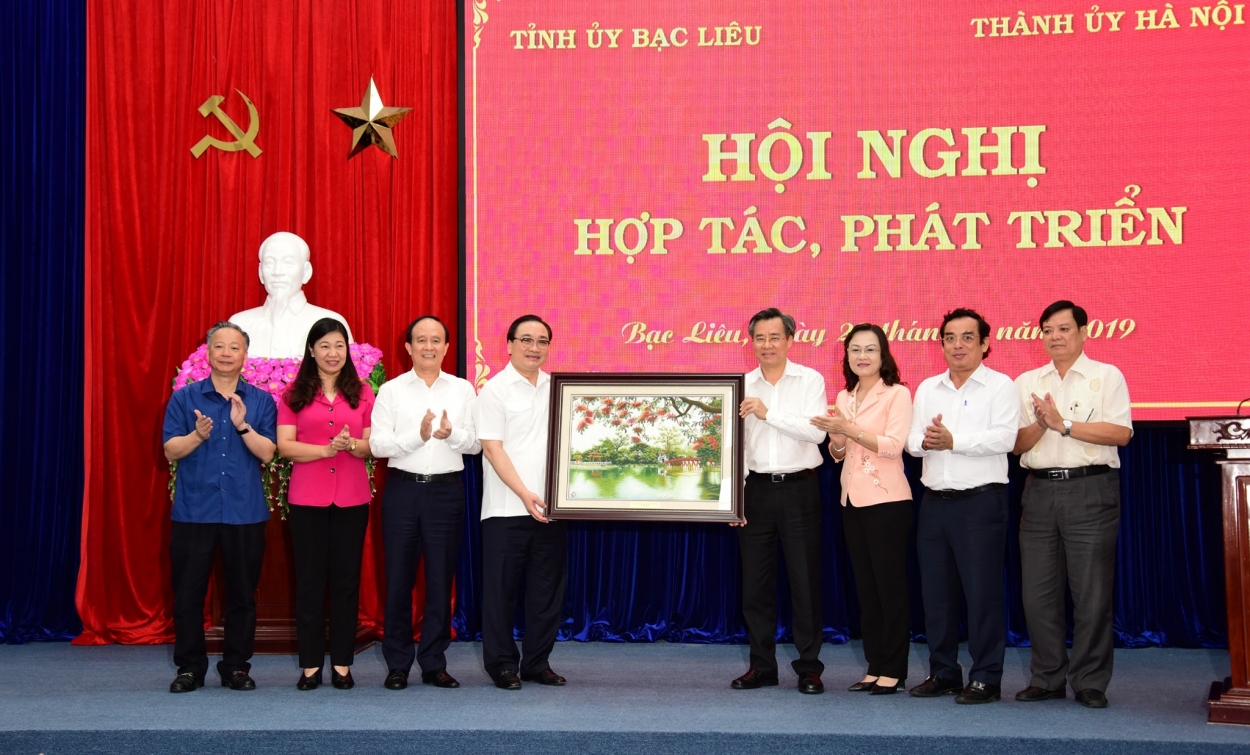 Thành phố Hà Nội và tỉnh Bạc Liêu tăng cường hợp tác, phát triển