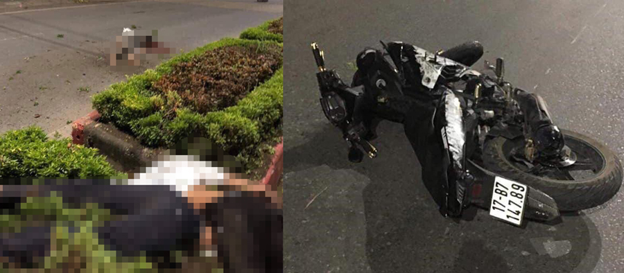 Thái Nguyên: Xe máy “kẹp” 5 người lao vào dải phân cách, 4 người tử vong