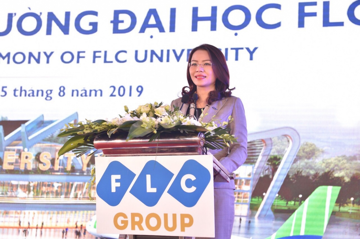 Bà Hương Trần Kiều Dung – Phó Chủ tịch HĐQT kiêm Tổng giám đốc Tập đoàn FLC