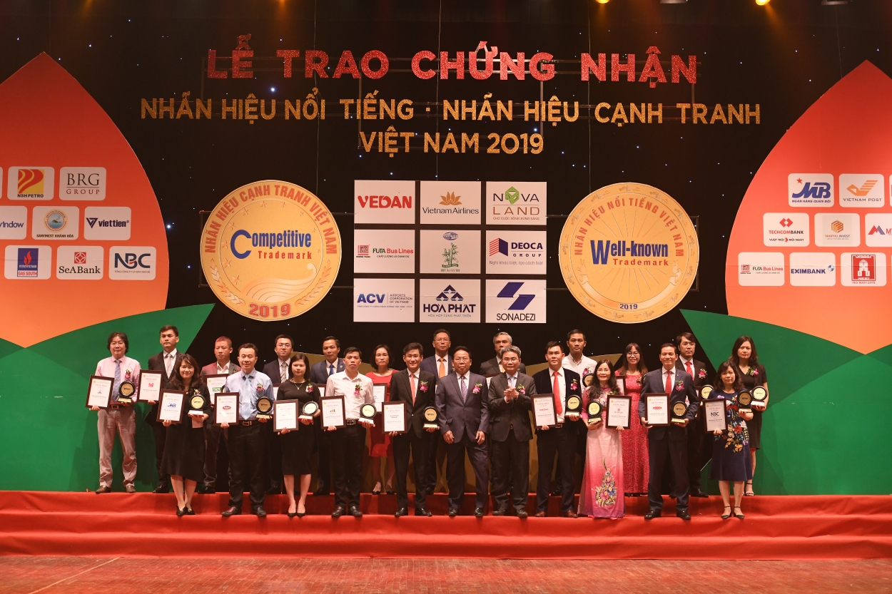 Lễ trao chứng nhận Nhãn hiệu nổi tiếng Việt Nam 2019