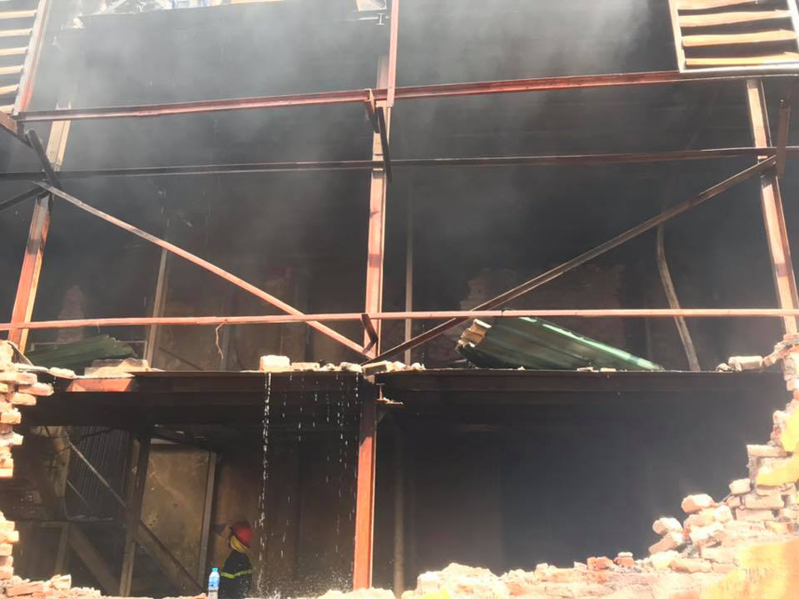 Vụ cháy nghiêm trọng ở quận Thanh Xuân không có thiệt hại về người
