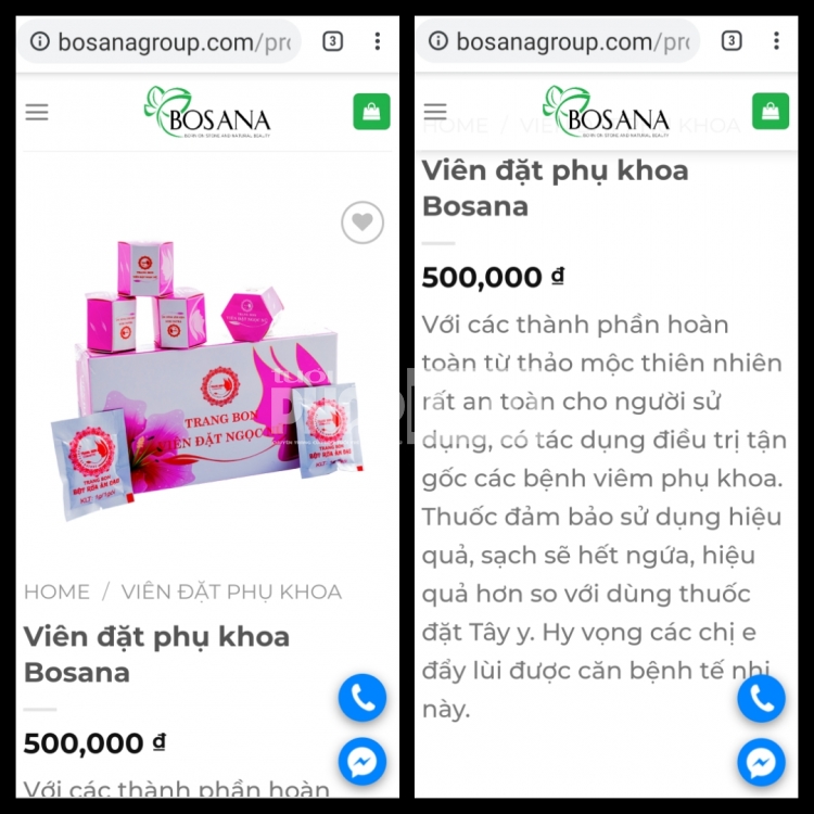 Trang web này còn mạnh dạn khẳng định mỹ phẩm viên đặt có hiệu quả hơn khi dùng thuốc tây