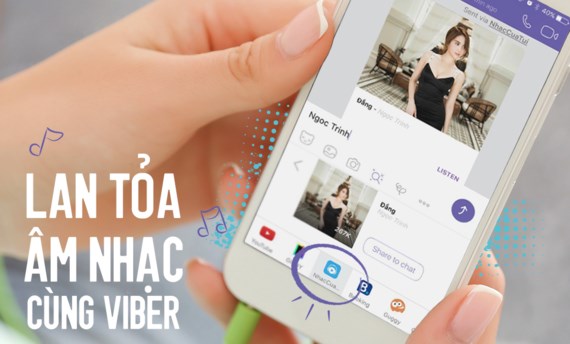 Viber cập nhật trò chuyện mở rộng