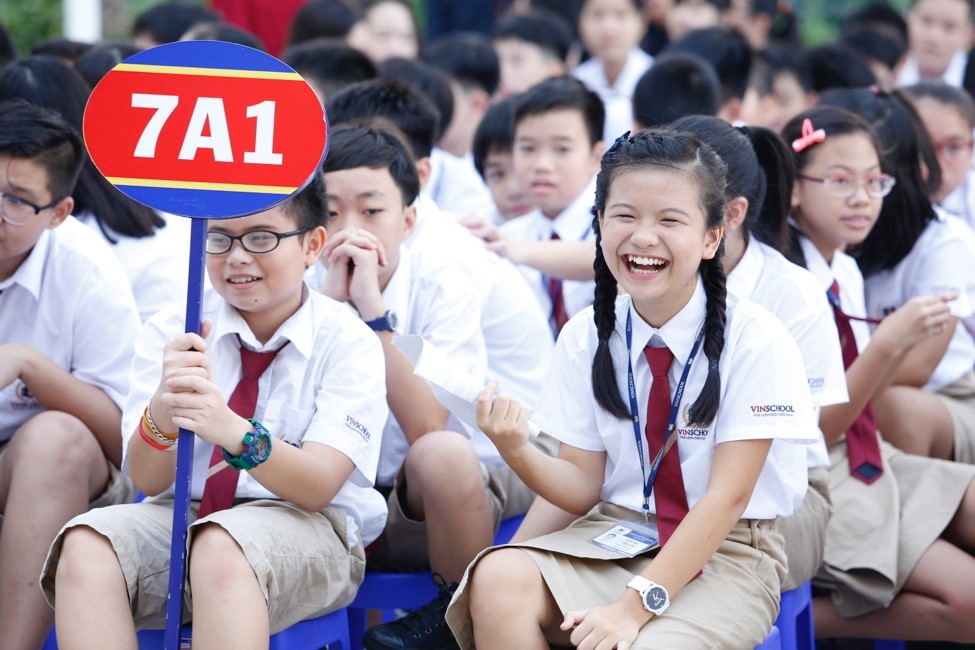Lễ khai giảng ấn tượng ở ngội trường đầu tiên của Vinschool tại TP.HCM