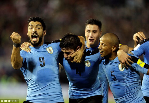 Các trận vòng loại W.C 2018 khu vực Nam Mỹ: Argentina gây thất vọng, Uruguay tạo bất ngờ