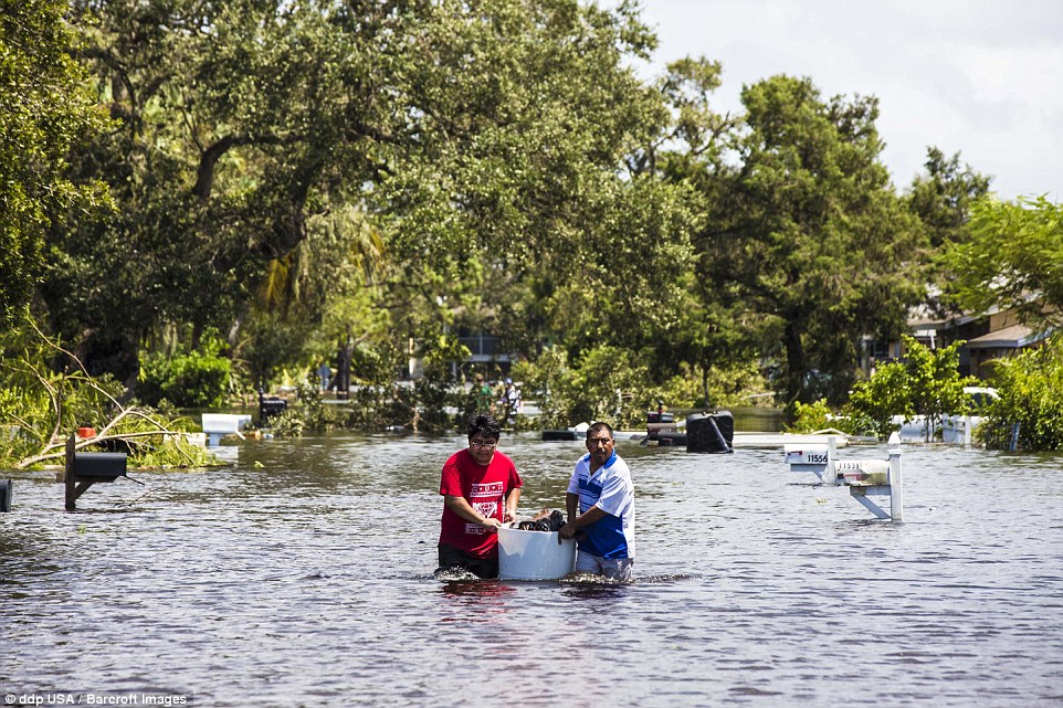 Florida tan hoang, ngập lụt sau bão