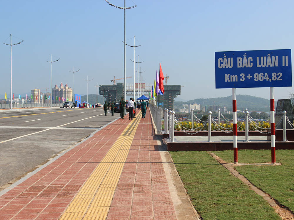 Quảng Ninh: Khánh thành thông xe cầu Bắc Luân 2 Việt - Trung