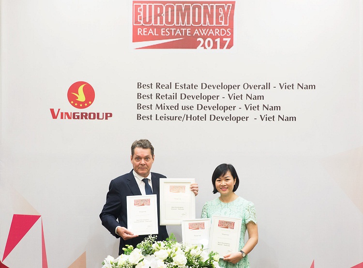 Vingroup là “Nhà phát triển bất động sản tốt nhất Việt Nam năm 2017”