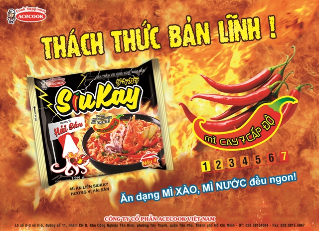 Ra mắt sản phẩm mì ăn liền SiuKay