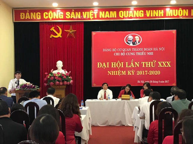 Đồng chí Dương Việt Hà tái đắc cử Bí thư Chi bộ Cung Thiếu nhi Hà Nội
