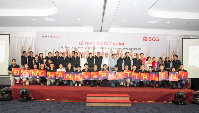 Cty TNHH Ngói bê tông SCG (Việt Nam) đạt đồng bộ 3 chứng nhận quốc tế mới nhất về hệ thống quản lý