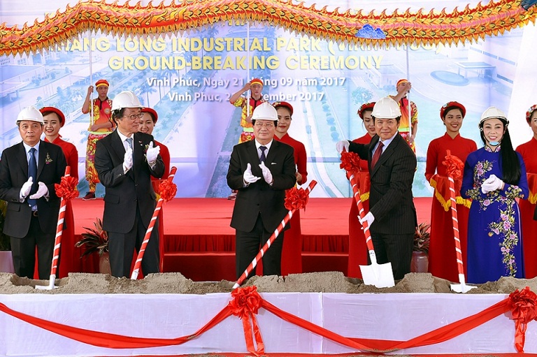 Phó Thủ tướng Trịnh Đình Dũng dự lễ khởi công Khu công nghiệp Thăng Long-Vĩnh Phúc