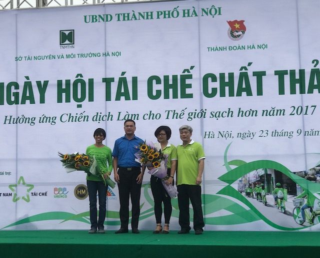 Tuổi trẻ Thủ đô hưởng ứng “Ngày hội tái chế” năm 2017