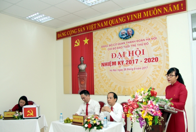 Đồng chí Nguyễn Mạnh Hưng trúng cử chức Bí thư Chi bộ Báo Tuổi trẻ Thủ đô