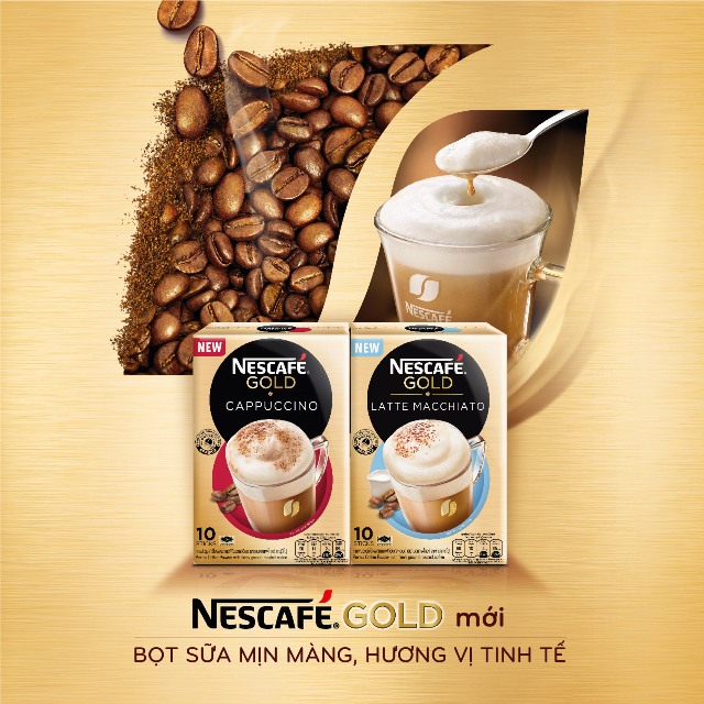 NESCAFÉ Gold: Cà phê hòa tan cao cấp