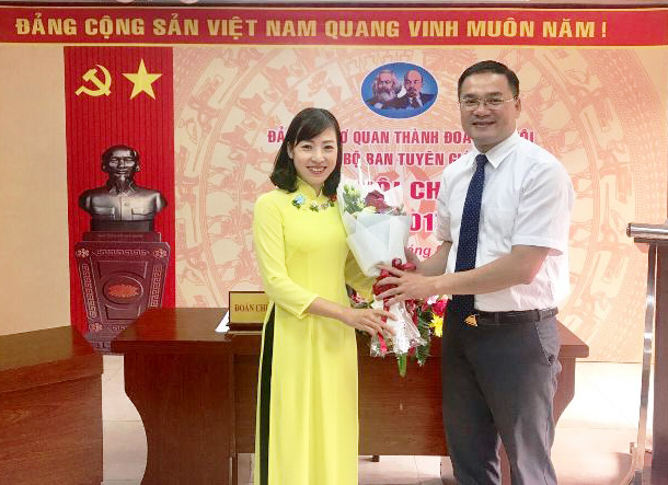Đồng chí Nguyễn Thị Mai Hương được bầu làm Bí thư Chi bộ Ban Tuyên giáo Thành đoàn