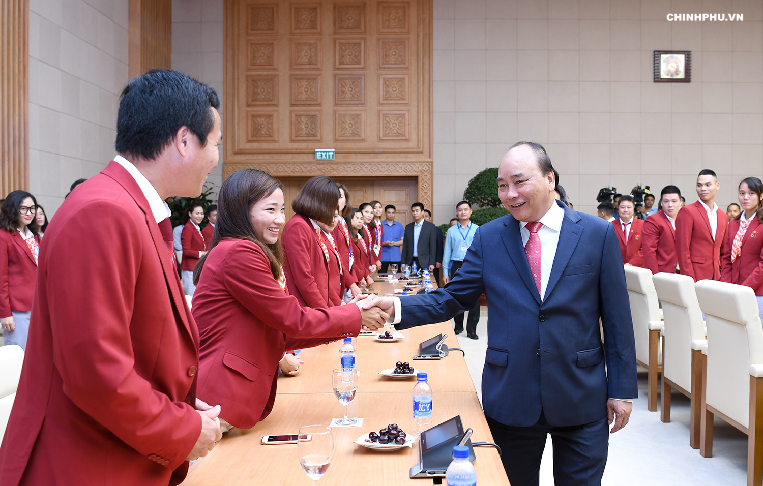 Thủ tướng gặp mặt đoàn thể thao Việt Nam tham dự ASIAD 2018