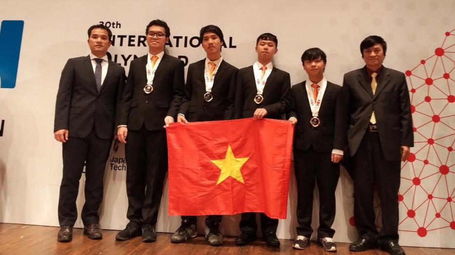 Thí sinh Việt Nam đạt huy chương Vàng Olympic Tin học quốc tế