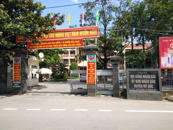 UBND huyện Mỹ Đức - Chủ đầu tư dự án đường liên xã Tuy Lai - Thượng Lâm.