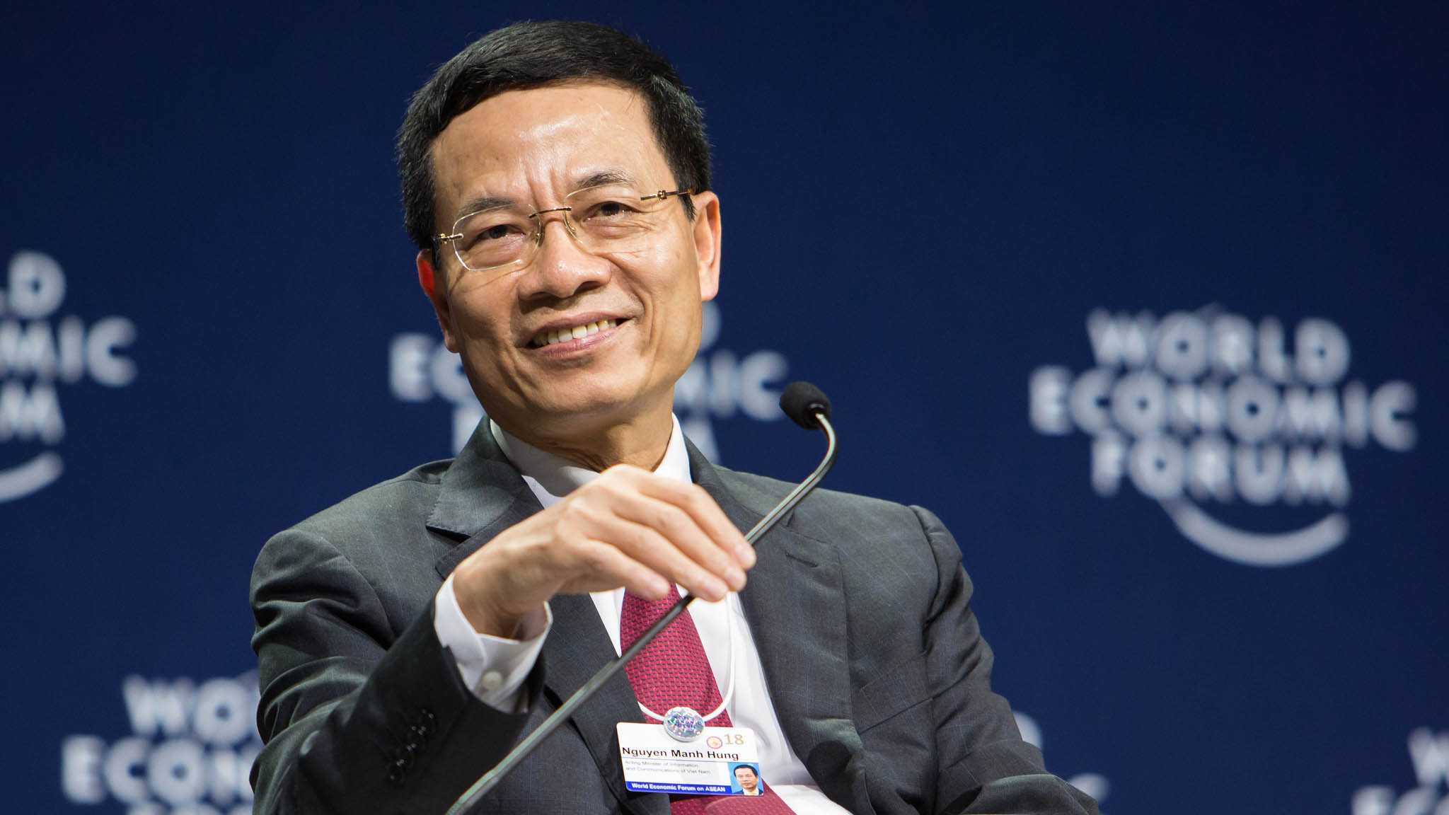 Quyền Bộ trưởng Bộ TT&TT đề xuất nhiều sáng kiến tại WEF ASEAN