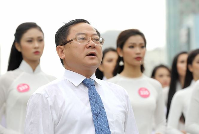 Nhà báo Lê Xuân Sơn, Trưởng BTC HHVN 2018. Ảnh: Mạnh Thắng