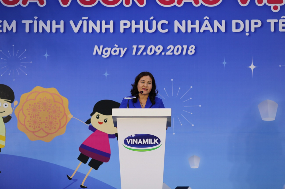 Bà Nguyễn Thị Hà, Thứ trưởng Bộ Lao động - Thương Binh và Xã hội phát biểu tại sự kiện