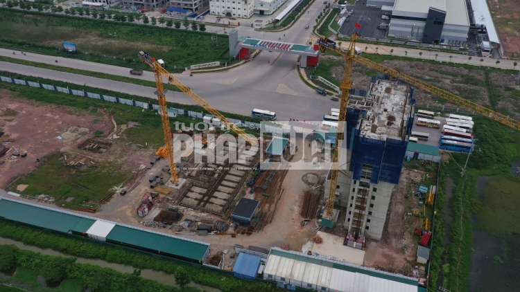 Dự án nhà ở xã hội nằm sát bên cạnh KCN Vân Trung