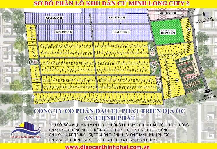 Một trong số rất nhiều công ty bất động sản tự vẽ ra bản đồ phân lô để bán nền tại tỉnh Bình Phước.