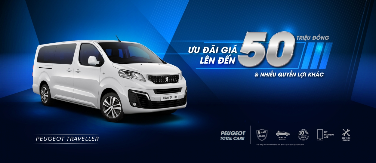 Peugeot ưu đãi giá lên đến 50 triệu đồng và nhiều quyền lợi hấp dẫn khác