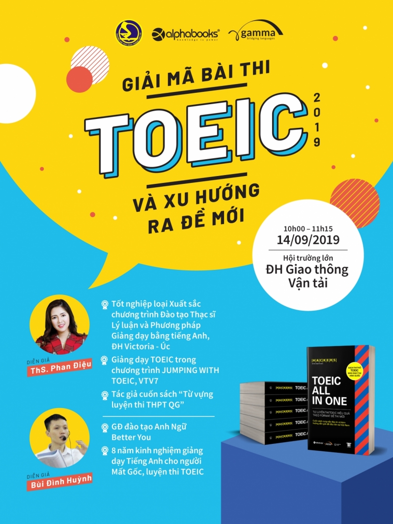 Talkshow “Giải mã bài thi TOEIC 2019 và xu hướng ra đề mới”