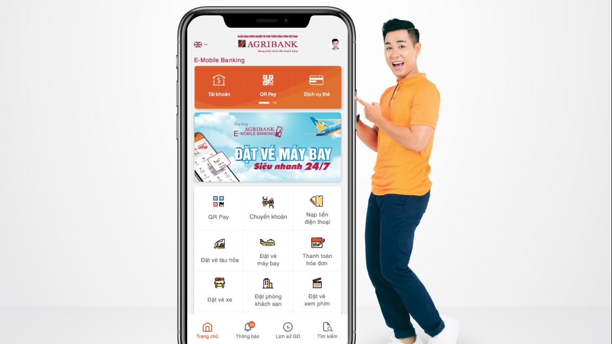 “Đăng ký Agribank E-Mobile Banking trúng quà cực sang”