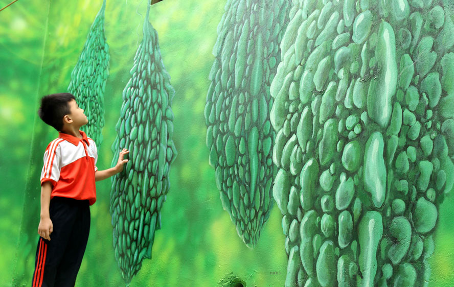 Làng bích họa đẹp