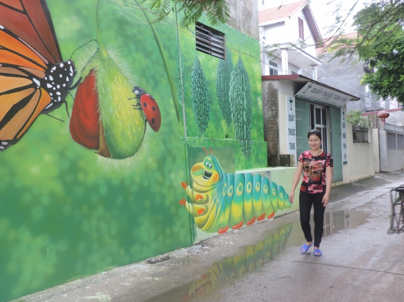 Làng bích họa đẹp 