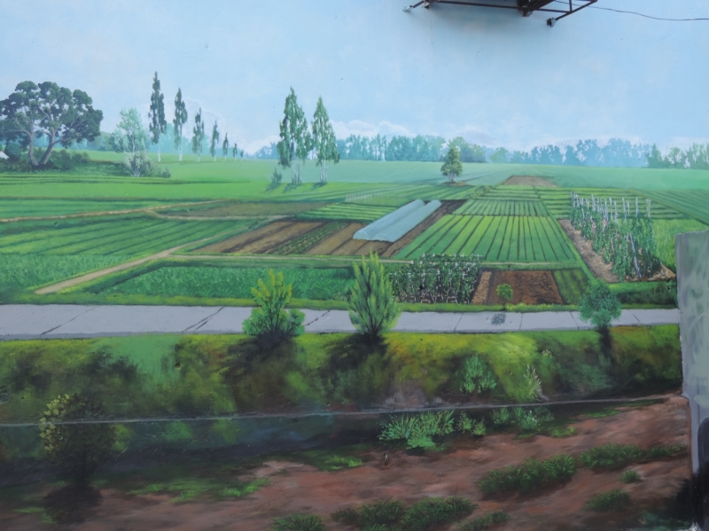Làng bích họa đẹp 